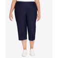 thumbnail image 4 of Alfred Dunner Womens Plus-Size Relaxed Denim Capri, 4 of 6