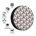 thumbnail image 4 of Yiaed Chickens Peck Grain Print Print Tire Wheel Cover, tire covers for trailers,rv wheel covers,rv tire covers, camper tire covers,tire covers for cars-17 inch, 4 of 6