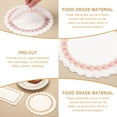 thumbnail image 3 of 100 piezas de doilies de papel de encaje, manteles individuales de papel redondos de 7.08 pulgadas, doilies decorativos para pasteles y postres, 3 of 7