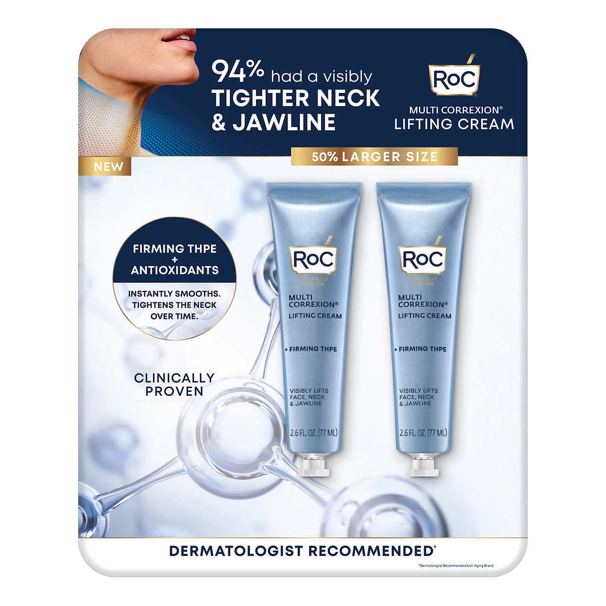 RoC Multi Correxion Lifting Cream 2.6 fl oz, 2 Pack