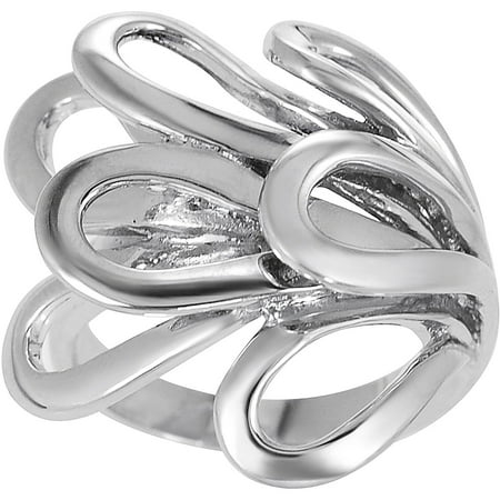 Brinley Co. Women's Sterling Silver Loop Fashion Ring
