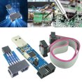 thumbnail image 1 of [Cable + Descargador + Módulo] USBASP USBISP AVR Programador ISP/ASP ATMEGA8 ATMEGA128 Admite Win7 64 Bits (ancho Recto), 1 of 9