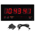 thumbnail image 2 of Gupbes LED Digital Wall Clock Electric Calendar Wall Clock With Noctilucence Home, 2 of 8