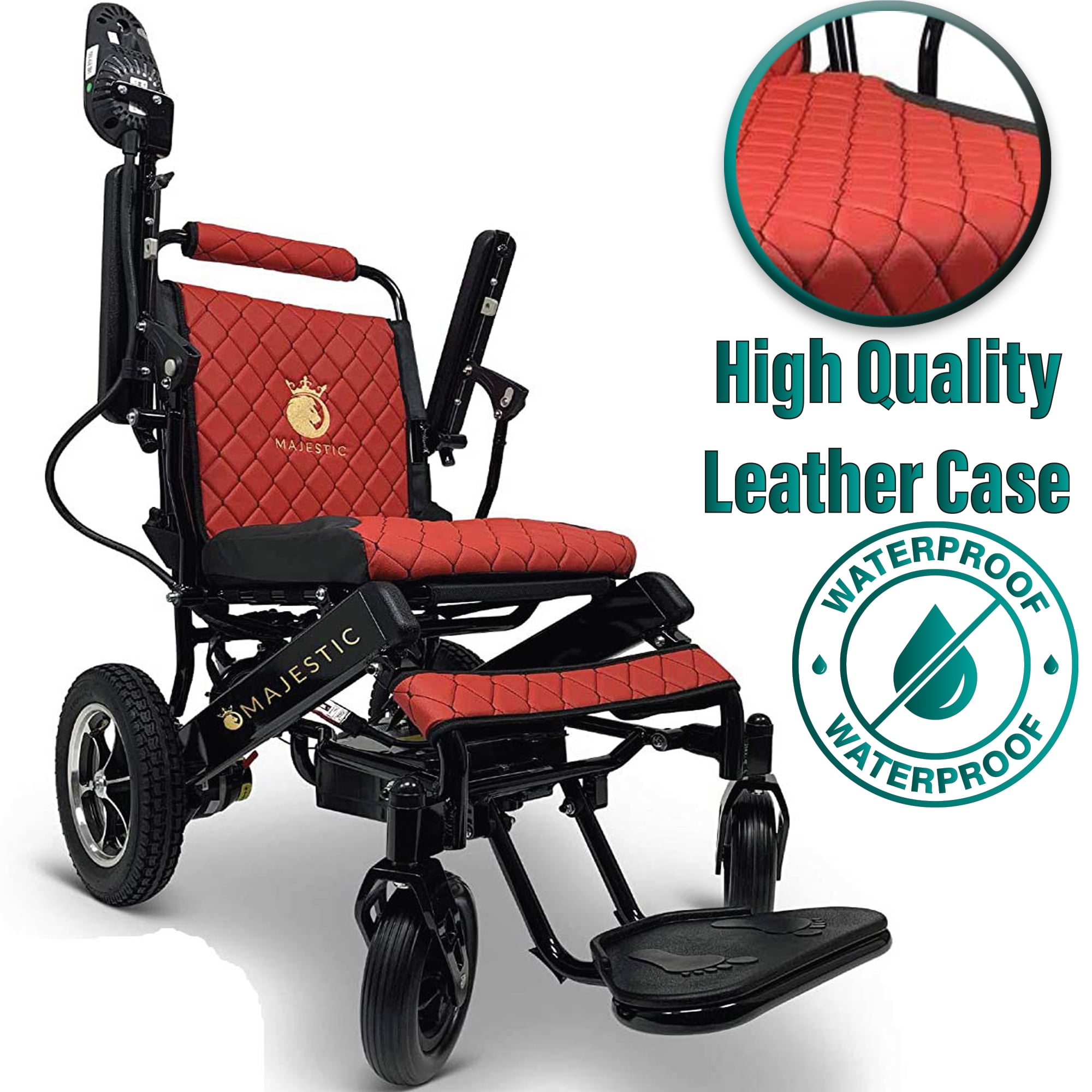 Buy Electric Wheelchair for Adults, Portable All Terrain Lightweight