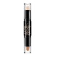 thumbnail image 1 of Dual-Ended Contour And Highlight Stick 2.8g Each Ivory White Root Pink Natural Color Creamy Blendable Makeup, 1 of 8
