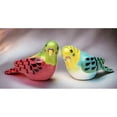 thumbnail image 2 of Ceramic Pink Blue Parakeet Salt and Pepper Shakers, 2 of 3
