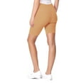thumbnail image 4 of Moa Collection Women's Workout High Waist Comfy Elastic Band Active Biker Shorts Pants S-3XL, 4 of 5