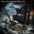 thumbnail image 2 of Pirate Ship Model Building Blocks Kits, Black Pearl Ship MOC Model Set to Build, Large Pirates Ship Boat Model Blocks Assembly Toy(5266 Pieces), 2 of 6