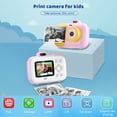 thumbnail image 2 of 2.7K Cute Kids Instant Camera 42MP Kids Digital Camera Childeren Instant Print Camera with 2.4-inch IPS Screen 16X Digital Zoom Cute Filters Video Recorder with 4 Printing Paper Rolls Lanyard, 2 of 9