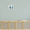 thumbnail image 2 of Stupell Industries Port Oars Blue Green Striped Patterns Graphic Art White Framed Art Print Wall Art, Design by Paul Brent, 2 of 8