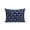 Blue, White, Silver, variant on Outdoor Pillows Waterproof, Black Arrows Bedding Throw Pillows with Insert for Couch Sofa Bed, Modern Abstract Art Ethnic Tribal 12x20 Inch Pillowcases Decorative Camping Patio Pillow Set of 1