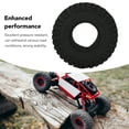thumbnail image 4 of RC Car Tires, Wheel Hub Set Pressure Plastic RC Crawler Car Wheel Hub Kit Replacement with Tires for RC Car Racing Truck, 4 of 7
