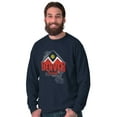 thumbnail image 5 of Retro Mountain Peaks Denver Colorado Long Sleeve TShirt Men Women Brisco Brands S, 5 of 6