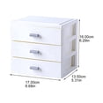 thumbnail image 2 of Toddmomy Small Desk Organizer for Office Desk White 1Pack, 2 of 8