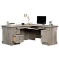 thumbnail image 4 of Pemberly Row L-shaped Contemporary Engineered Wood Computer Desk in Split Oak, 4 of 19
