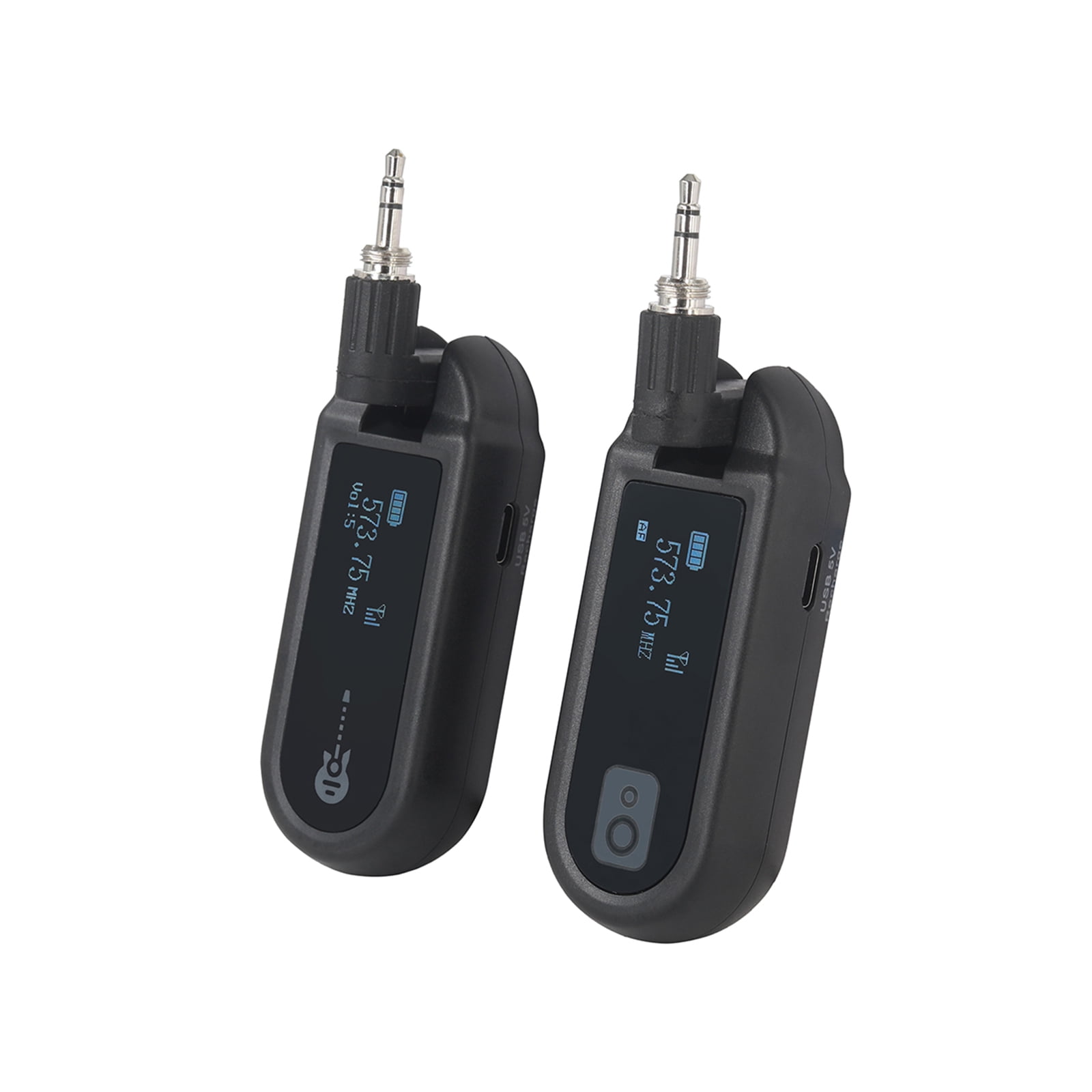 Wireless audio transceiver, 6.35mm And Set Uhf Adjustable And Play Real-time 6.35mm And 3.5mm Receiver Set Adjustable 6.35mm 3.5mm And Play 20hz-20khz And 3.5mm And Mewmewcat