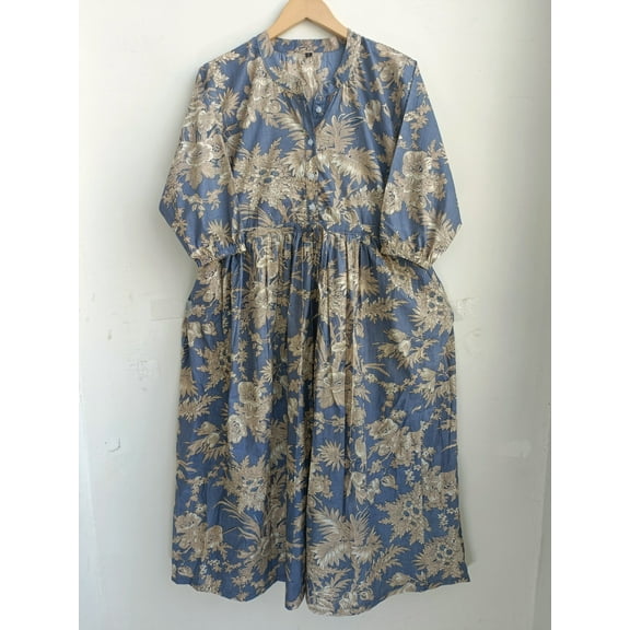 Block print Dress,Indian Cotton Dress,NooWork ,Cotton Indian Dress ,Handblock Print Dress,Indian Block Print,Indian Dress,Hand Print Dress