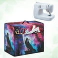 thumbnail image 3 of SEANATIVE Galaxy Wolf Sewing Machine Cover Foldable Dust Cover for Sewing Machine Protective Cover with Storage Pockets and Top Handle for Most Sewing Appliance, 3 of 7