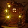 thumbnail image 4 of Miniature Solar Fairy Garden Door with Butterfly Accents, 4 of 5