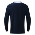 thumbnail image 2 of Gubotare Mens Polo Shirts Long Sleeve for Winter Men's Polo Shirts Sport Men's Polo Shirt Men's Performance Polo Shirt (Dark Blue,L), 2 of 5