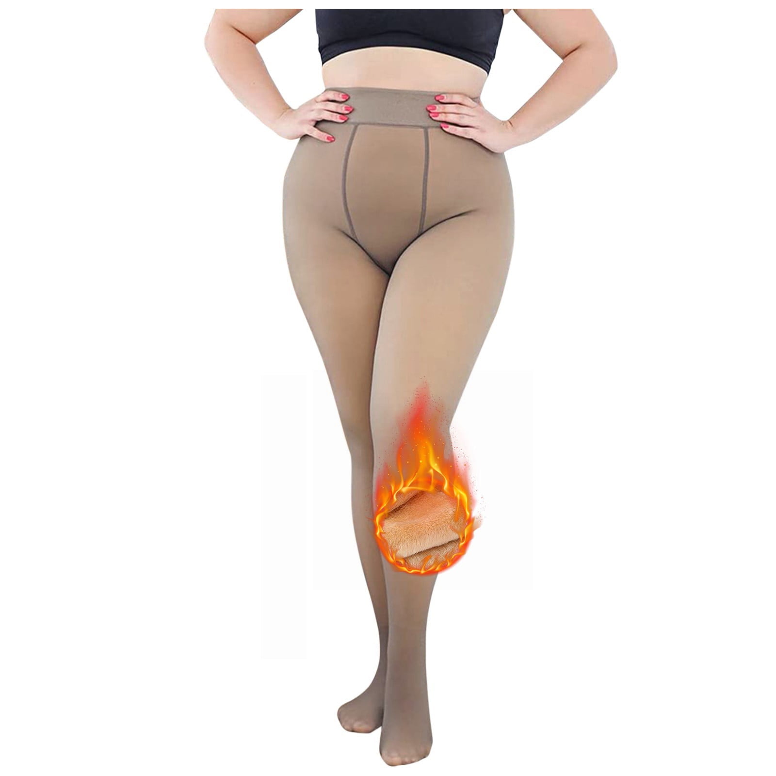 SEMIMAY Women's 320G Stockings Stockings Size Pantyhose Of Through