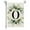 O, variant on Vadktai Monogram 26 Letter Garden Flag 12x18 Inch Double Sided Outside, Family Last Name Initial Yard Outdoor Decoration