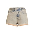 thumbnail image 5 of Madden NYC Juniors' Super High Rise Denim Shorts, 5 of 5