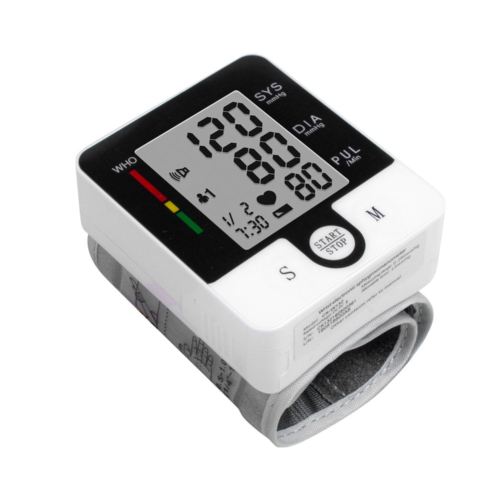 Wrist Sphygmomanometer CkW132 Usb Charging + Voice + ThreeColor Backlight Walmart Canada