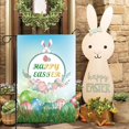 thumbnail image 4 of MXTPOV Happy Easter Garden Flags, Cute Bunny Easter Eggs Pattern Garden Flags for Outside, Easter Decorations, Easter Garden Flag, Home Decor, 14x18 Inch, 4 of 5