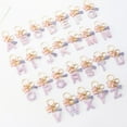 thumbnail image 5 of Honeeladyy Alphabet Initial Letter Keychain Cute Heart Resin, 2024 New 26 Letter Butterflys Tassel Keychain for Car Backpacks, Initial Keychains for Women (E), 5 of 5
