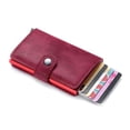 thumbnail image 2 of Cartera de cuero emergente de calidad de gran oferta con bloqueo RFID, tarjetero de Metal de aluminio para hombre y mujer Sincero Hogar, 2 of 6