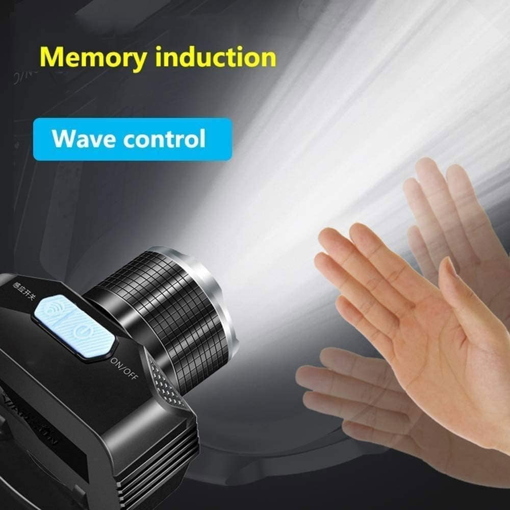 Headlamp Rechargeable Bright Headlamps with 4 Modes Outdoor Waterproof Led Head Lamp Flashlight Headlamps for Adults Headlight for Camping Cycling Running Fishing