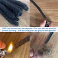 thumbnail image 5 of AONKIA Loc Extensions Human Hair 60 Strands, 8 Inch Length 0.8cm Width Human Hair Dreadlock Extensions for Men/Women Full Handmade Permanent Dread Extensions Can Be Dyed and Bleached(0.8cm,8 inch,1B), 5 of 8