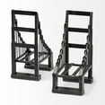 thumbnail image 4 of Mercana Wrought Iron Suspension Bridge Brown Metal Weighted Bookend, 4 of 7