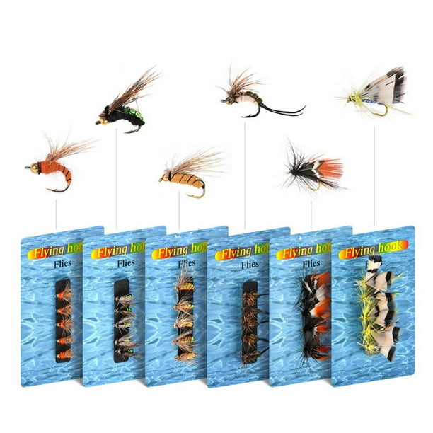 Alician 5pcs Steel Fly Fishing Hook Fast Sinking Artificial Insect