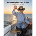 thumbnail image 5 of KFFKFF Double Ring Crab Trap, 24-inch Top and 20-inch Bottom, Foldable Fishing Net with Gauge, 60 ft Rope, Wire Grid Base, Ideal for Rock and Blue Crab, Suitable for Dock and Pier Crabbing, Set of 2, 5 of 9