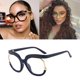 thumbnail image 4 of Qarigey Gafas cuadradas de gran tamaño con estampado de leopardo, montura grande, gafas sin receta, gafas para viajes al aire libre, Type10 NO10, 4 of 6