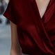 thumbnail image 2 of TaTaai 2026 Spring Women’s Lapel Satin Tee Short Sleeve Loose Blouse Casual Solid Color Fashion Top Elegant Polyester Office Daily Shirt Gift, 2 of 9