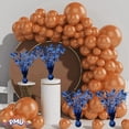 thumbnail image 3 of PMU Bursting Star Centerpiece- Royal Blue Balloon Weights, table Centerpiece for Graduation, Birthdays, Halloween, Veterans, Party & Independence Day Celebration-15in / 7.34cm, 3 of 9