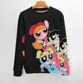 thumbnail image 2 of The Powerpuff Girls Sweater Long Sleeve Round Neck Pullover Jumper Fall Winter Clothes Print Tops Blouse XL, 2 of 6