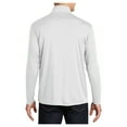 thumbnail image 2 of Yellow Rooster Men's Long Sleeve 1/4-Zip Male Pullover White 2XL, 2 of 8