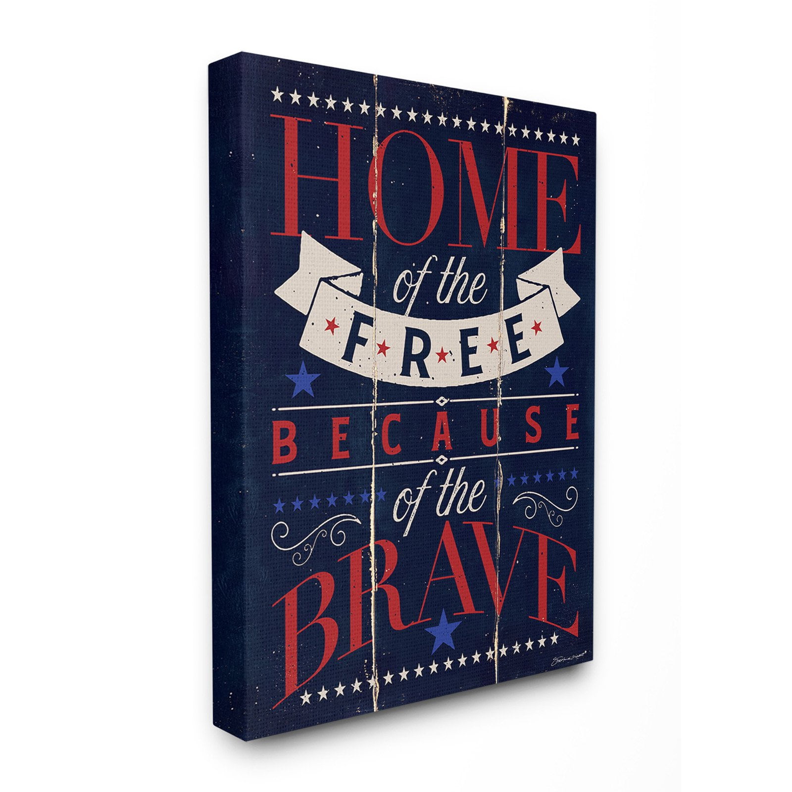 The Stupell Home Decor Collection Home Of The Free Wall Art