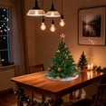 thumbnail image 5 of Classic Christmas Tree Skirt For Desktop And Tabletop Trees Made From Soft Fabric Easy To Clean And Maintain An Elegant Holiday Decoration Perfect Gift For Family And Friends, 5 of 5