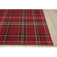 thumbnail image 4 of Nourison Grafix Plaid Red 5'3" x 7'3" Area Rug, (5x7), 4 of 6