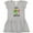 AC-Heather Grey, variant on Inktastic Cinco De Mayo Let's Fiesta Cute Cactus with Sombrero Girls Toddler Dress