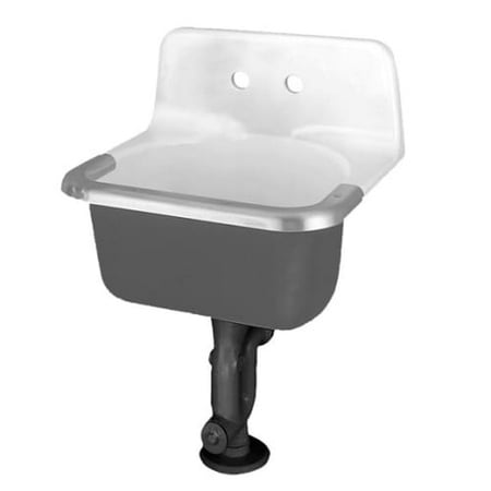 American Standard 7695 Akron Wall Mounted Cast Iron 24 Utility Sink American Standard 7695 Akron Wall Mounted Cast Iron 24 Utility Sink