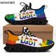 thumbnail image 1 of Zapatillas deportivas de malla de marca de lujo para mujer, diseño de girasoles con teñido anudado, orgullo LGBT, para correr, informales, 1 of 6