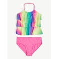 thumbnail image 4 of Justice Girls 2 piece Ruffle Halter Tankini Swimsuit, sizes XS-XL, 4 of 6
