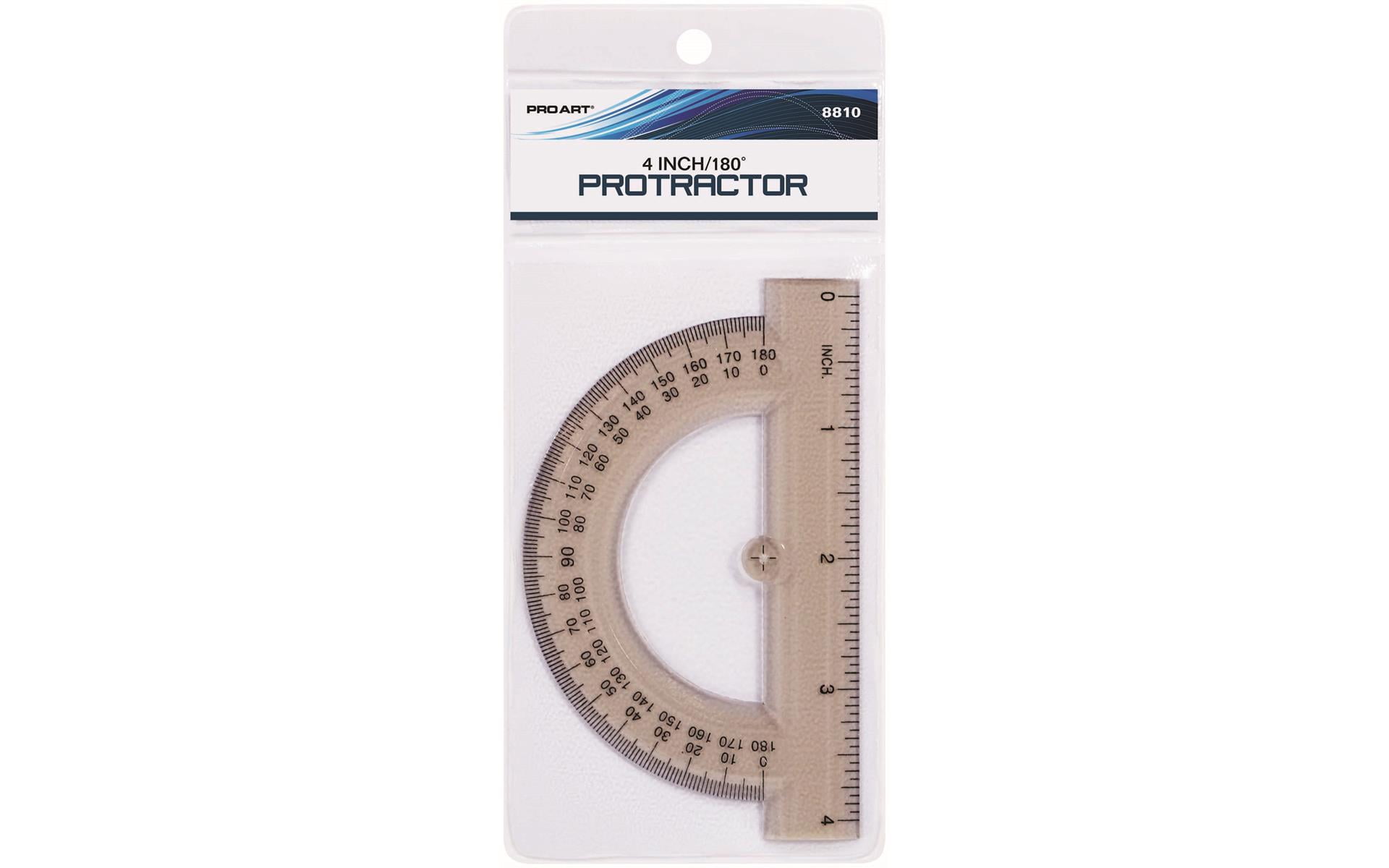 Pro Art Protractor 180 Degree 4"