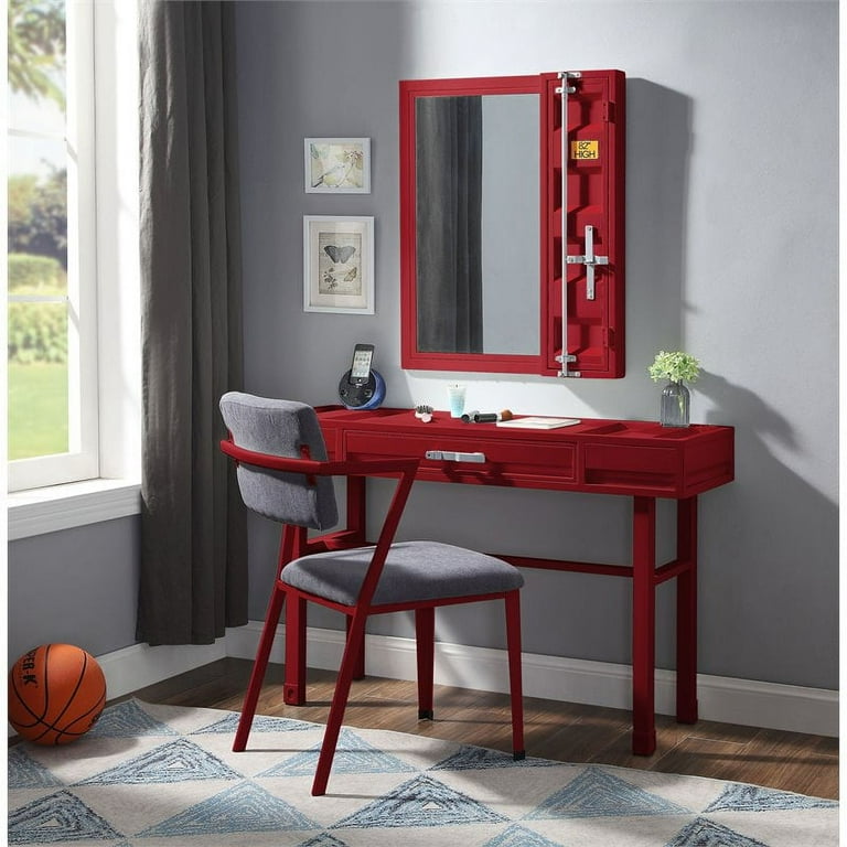 Metal vanity desk discount